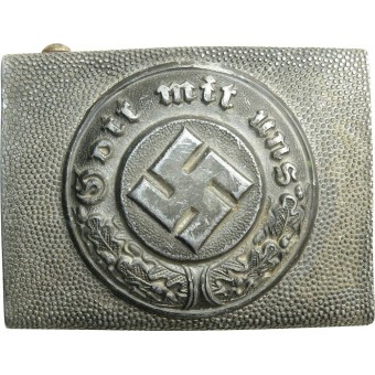 3rd Reich police aluminum buckle.. Espenlaub militaria
