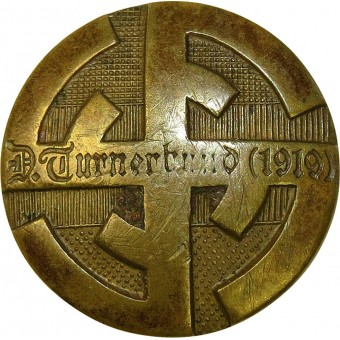 3:e rikets Deutscher Turnerbund medlemsmärke. Espenlaub militaria