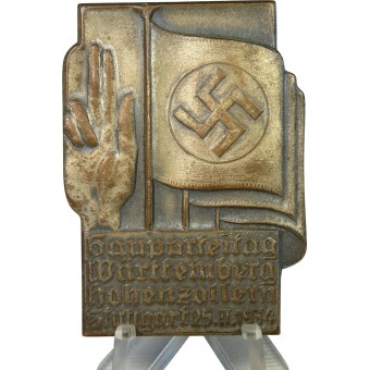 3. Reichs-Gauparteitag Württemberg Hohenzollern Stuttgart 25. II. 1934. Espenlaub militaria
