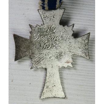 3rd Reich Mother Cross in silver, 2nd class.. Espenlaub militaria