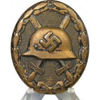 3e Reich Wond Badge in Black. Espenlaub militaria