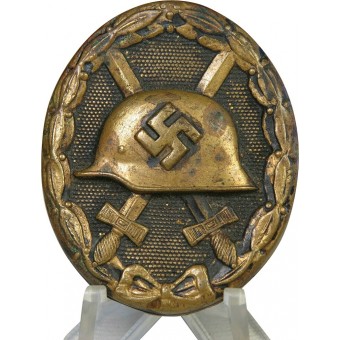 Tyska sårmärke i svart 1939 L/54 Schauerte & Hohfeld. Espenlaub militaria