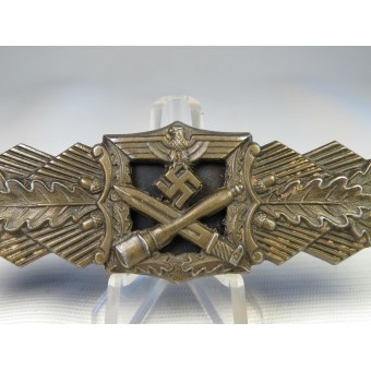 Nahkampfspange- Bronze-A.G.M.u.K. Gablonz- Nahkampfspange. Espenlaub militaria