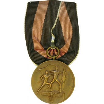 Médaille tchèque Anschluss par rare producteur Petz & Lorenz. Espenlaub militaria
