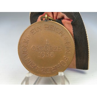 Tsjechische Anschluss-medaille door zeldzame producent PETZ & LORENZ. Espenlaub militaria