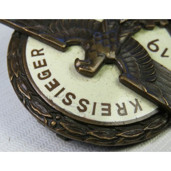 Знак Гитлерюгенд-Победитель округа в соревнованиях- Лучший по профессии в 1938 году. Espenlaub militaria