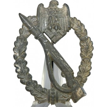 IAB, jalkaväen hyökkäysmerkki, Infanterie Sturmabzeichen, merkitty GWL. Espenlaub militaria