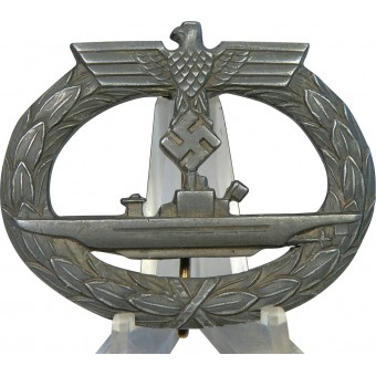Kriegsmarine Submarine distintivo Guerra, U-boot-Kriegsabzeichen. Zinco. Espenlaub militaria