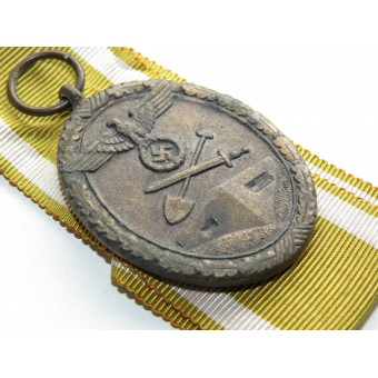 Medaglia Westwal con 3 segnato ring per Wilhelm Deumer, 2 ° tipo, dopo il 1944. Espenlaub militaria