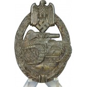 Insignia de Asalto Panzer de la 2ª Guerra Mundial en bronce, PAB, Karl Würster.