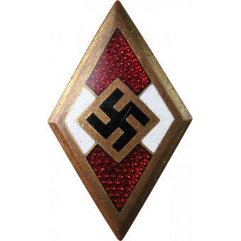HJ Golden Honor Badge-Goldenes HJ Ehrenzeichen. Espenlaub militaria