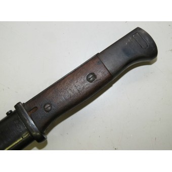 Baionetta Mauser tedesco. Realizzato da Gebr. Heller, abbinabili.. Espenlaub militaria