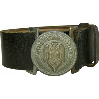HitlerJugend leader leather belt and buckle.  M 4 /119 RZM. Espenlaub militaria