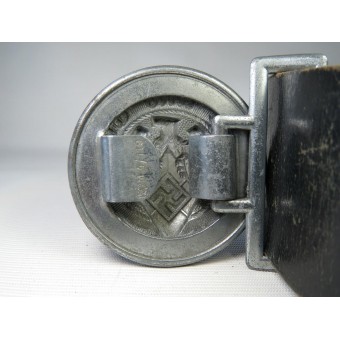 Cintura e fibbia in pelle del leader della HitlerJugend. M 4 /119 RZM. Espenlaub militaria