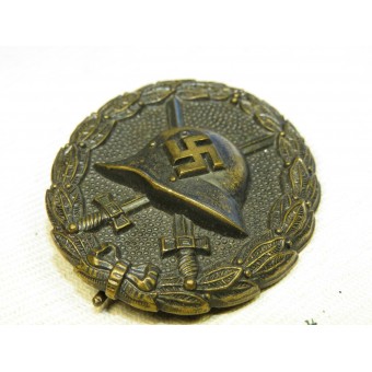 3rd Reich wound badge in black, 1st type. Espenlaub militaria