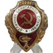 Нагрудный знак "Отличник санитарной службы" Ш.М.З