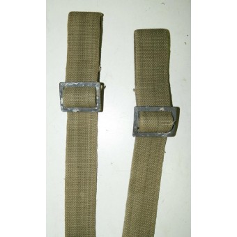 Soviet RKKA canvas support cross straps for field equipment. Espenlaub militaria