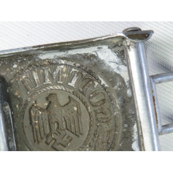 Wehrmacht hebilla, marcado Dr. P. y Сo, aluminio. Espenlaub militaria