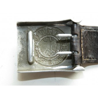 Wehrmacht Heeres 1936 Gebr Albert aluminum buckle. Espenlaub militaria
