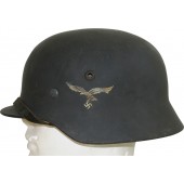 M40 single decal Luftwaffe Q66 Steel helmet.