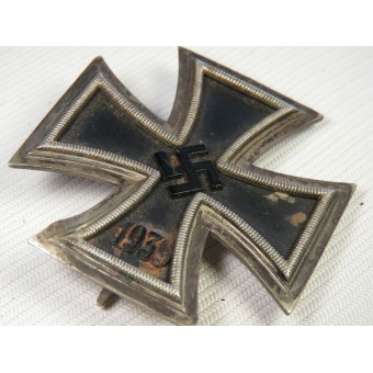 Battle damaged Iron cross 1st class 1939. Espenlaub militaria