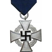 Croce di servizio della Seconda Guerra Mondiale - 25 anni, grado argento.