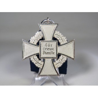 WW2 longue croix de service - 25 ans, de qualité dargent.. Espenlaub militaria