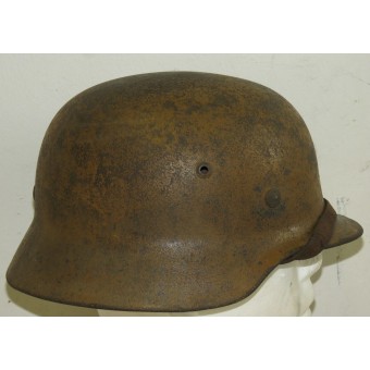 Немецкий шлем м35 ЕТ 64 Люфтваффе немецкий африканский корпус. Espenlaub militaria