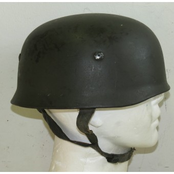 German paratroopers FJ M38 helmet,  ET 68.. Espenlaub militaria