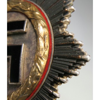 Croix allemande en or, le fabricant est marqué « 134 ». Espenlaub militaria