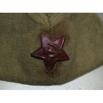 Rood leger katoen Sidecap, 194?. Espenlaub militaria