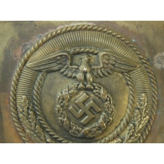 SA hebilla de bronce, de construcción 2 partes. Espenlaub militaria