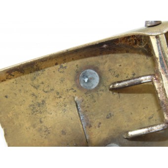 SA Brass buckle, 2 parts construction. Espenlaub militaria