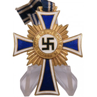 Croce, classe oro A.Hitler 1938 istituita di madre tedesca. Espenlaub militaria