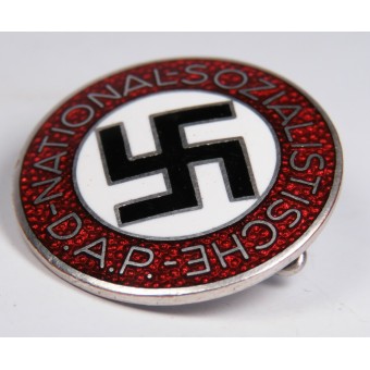 NSDAP Mitgliedschaftsabzeichen - Mitgliedsabzeichen M1 / 102 RZM. Frank & Reif. Espenlaub militaria