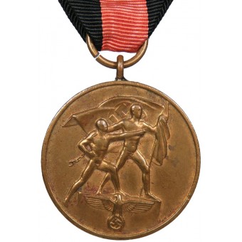 Medaglia di pre-WW2 tedesco “Ein Volk. Ein Reich. Ein Führer. 1. Oktober 1938”. Espenlaub militaria