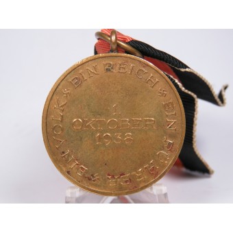 Médaille pré-WW2 allemand « Ein Volk. Ein Reich. Ein Führer. 1. Oktober 1938 ». Espenlaub militaria