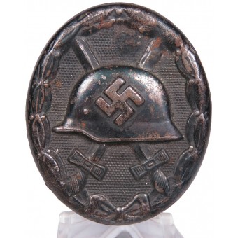 Verwundetenabzeichen 1939 Schwarz. Acier. Espenlaub militaria