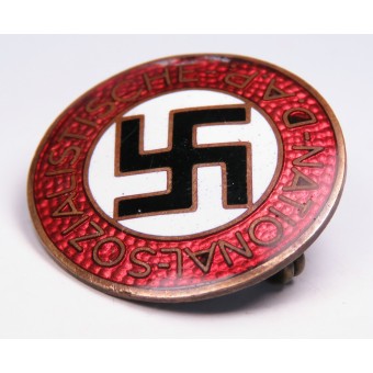 NSDAP Party Badge / parteiabzeichen M1 / ​​166 RZM -Camill Bergmann. Espenlaub militaria