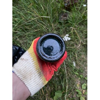 Une bouteille extrêmement rare de Brandflasche 42, 0,5 litre. Espenlaub militaria