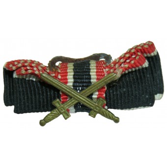 Boucle de ruban pour la croix du mérite de guerre avec épées, 1939. Espenlaub militaria