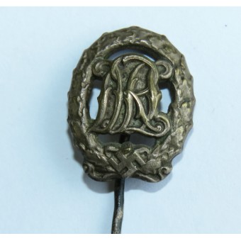 Miniatuur van de DRL badge in zilver. Wernstein Jena. Espenlaub militaria