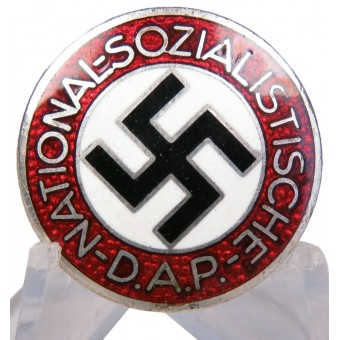 NSDAP Mitgliedsabzeichen M1/101 RZM. Gustav Bremer. Stahl. Espenlaub militaria