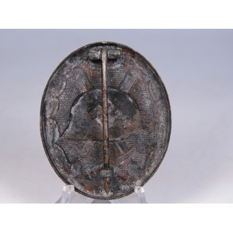 1939 Black Wound Badge Second Type. Espenlaub militaria