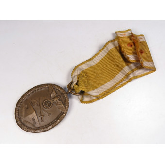 Bronze Westwall Medal First Type. Espenlaub militaria