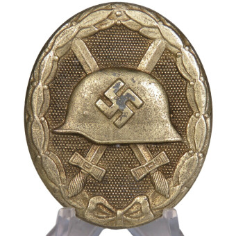 Carl Wild 1939 Gold Wound Badge. Espenlaub militaria