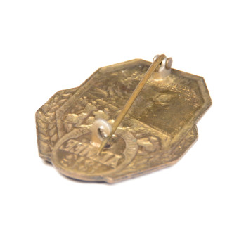 k.u.k. 3rd Army Carpathian Defence Cap Badge 1914–1915 – Swoboda & Gurschner Vienna. Espenlaub militaria