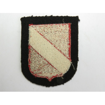 Insigne de manche de la 19e division lettone de volontaires SS « Dachau », type I. Espenlaub militaria