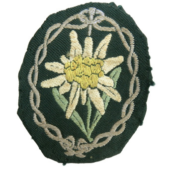 Insigne de manche « BeVo » des chasseurs de montagne de la Wehrmacht. Espenlaub militaria