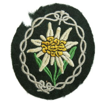 Insigne de manche des chasseurs de montagne de la Wehrmacht. Espenlaub militaria